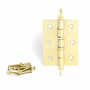 Картинка Петля дверная универсальная Apecs 80*60-F-B2-Steel-G золото